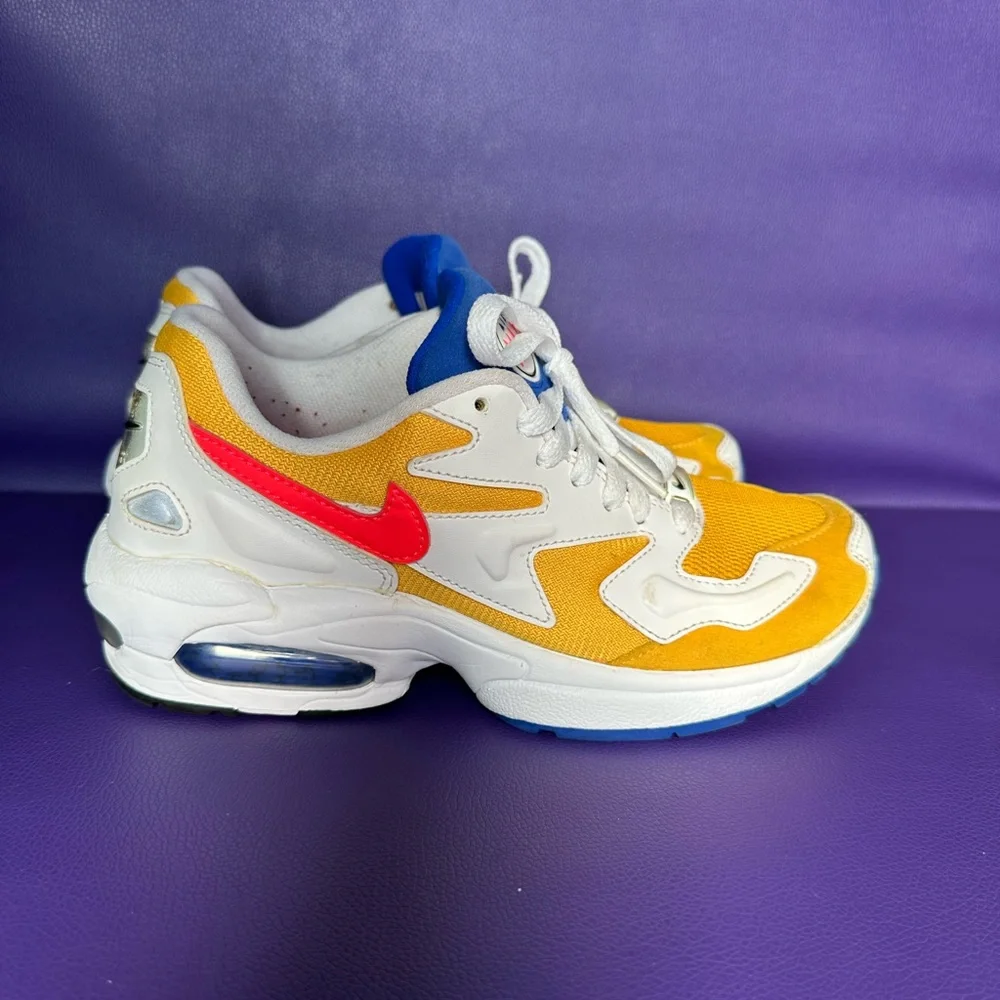 Nike Air Max Sneakers - Yellow, White